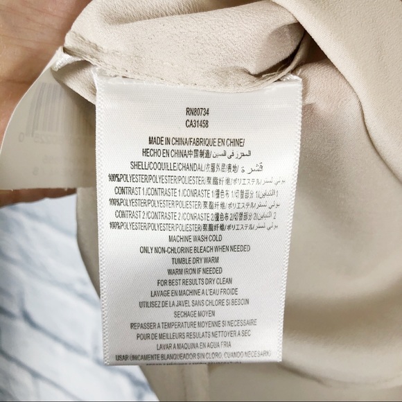 BCBGMaxAzria Sophie V-Neck Sheer Lace Blouse - Picture 6 of 7